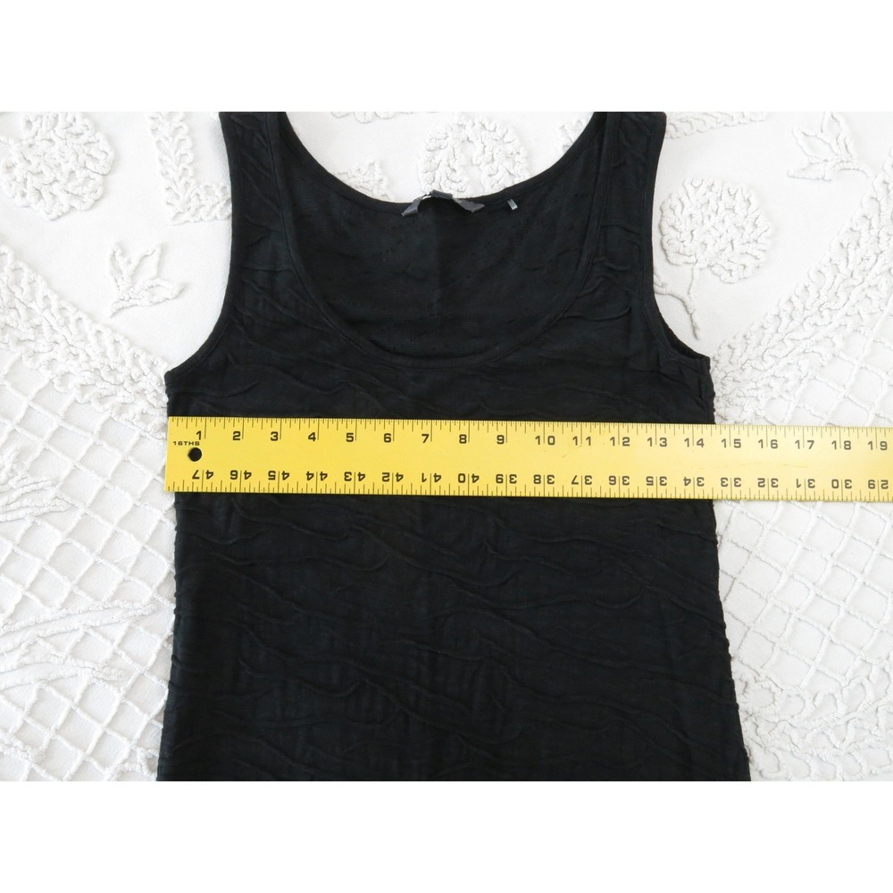 Toad&Co XS Black Samba Wave Tank Dress Organic Cotton Tencel Shift Sundress - Picture 5 of 8